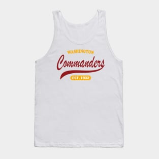 Washington Commanders Classic Style Tank Top